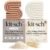 Kitsch Rice Water Protein Solid Shampoo and Conditioner Set for Hair Growth – Strengthening Hair Care Duo w/Rice Protein & Vitamins for Damage Repair – Paraben, Sulfate & Silicone Free, Made in USA