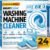 MIGHTY CLEAN Washing Machine Cleaner Tablets 24 Pack – 1 Year Supply, Septic Safe Washing Machine Cleaning Tablets, Washer Cleaner Tablet, Works with All Washers Including HE